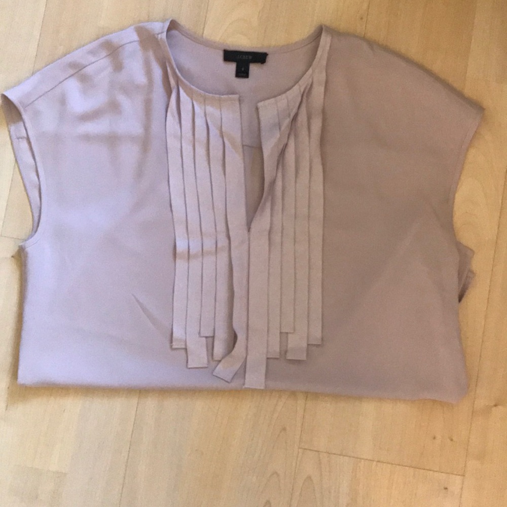 Jcrew pleated front top
